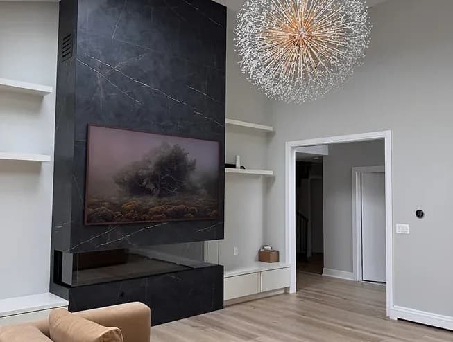 Custom home — Upsala Court — view 1